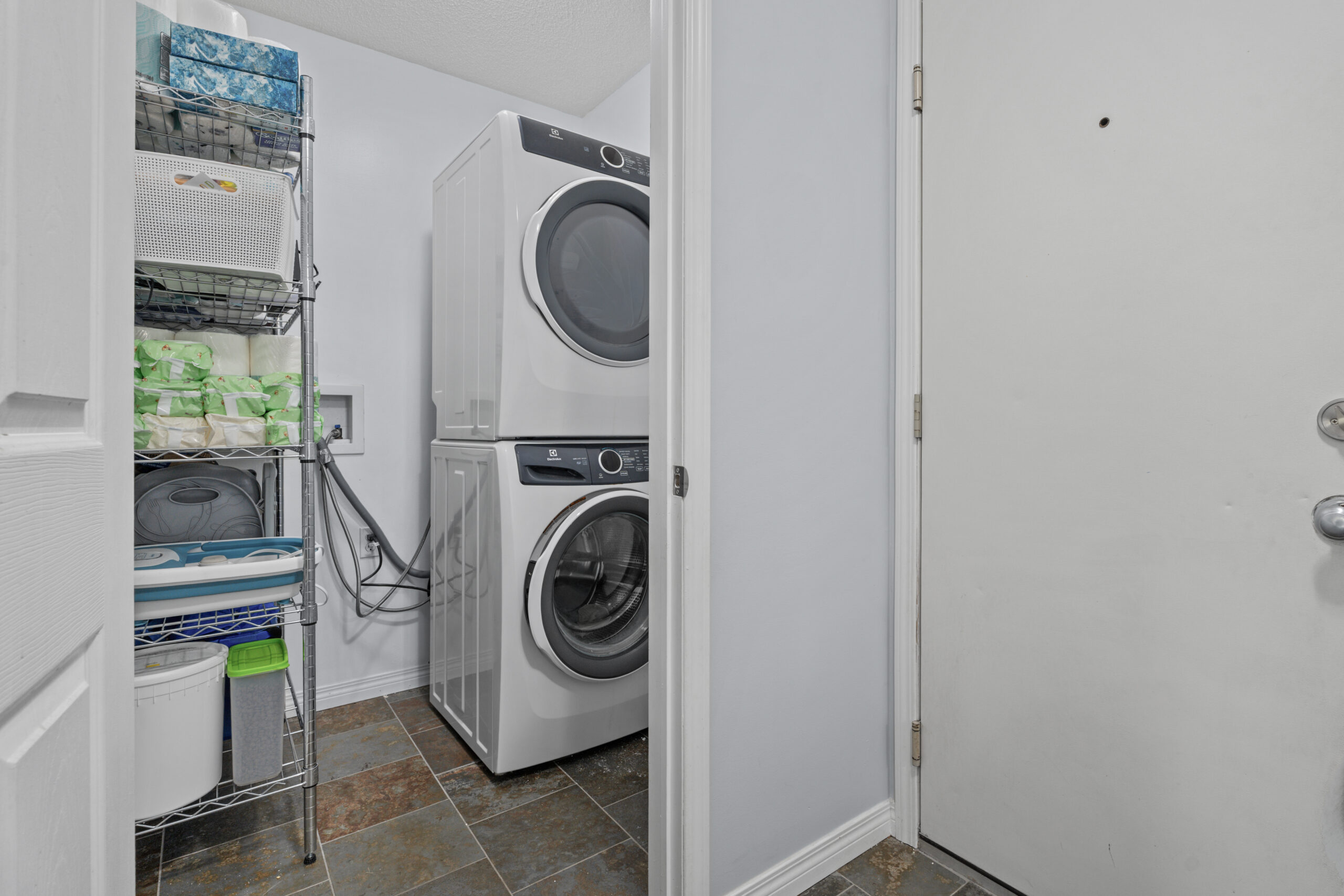 Convenient main floor laundry