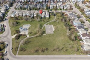 Backing onto the park